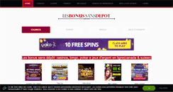 Desktop Screenshot of lesbonussansdepot.com
